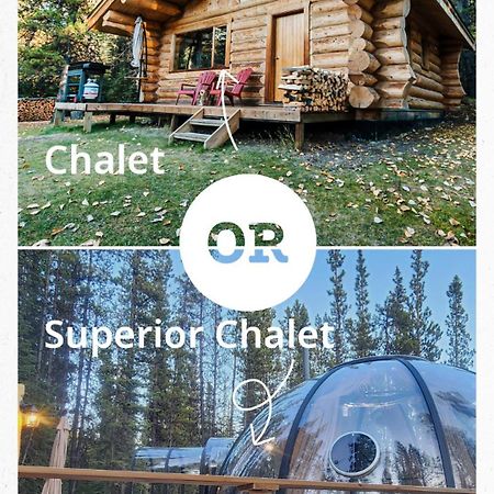Rocky Mountain Escape Dome & Log Cabin Rentals - Rock Lake Rock Lake Lodge Provincial Park Exterior foto