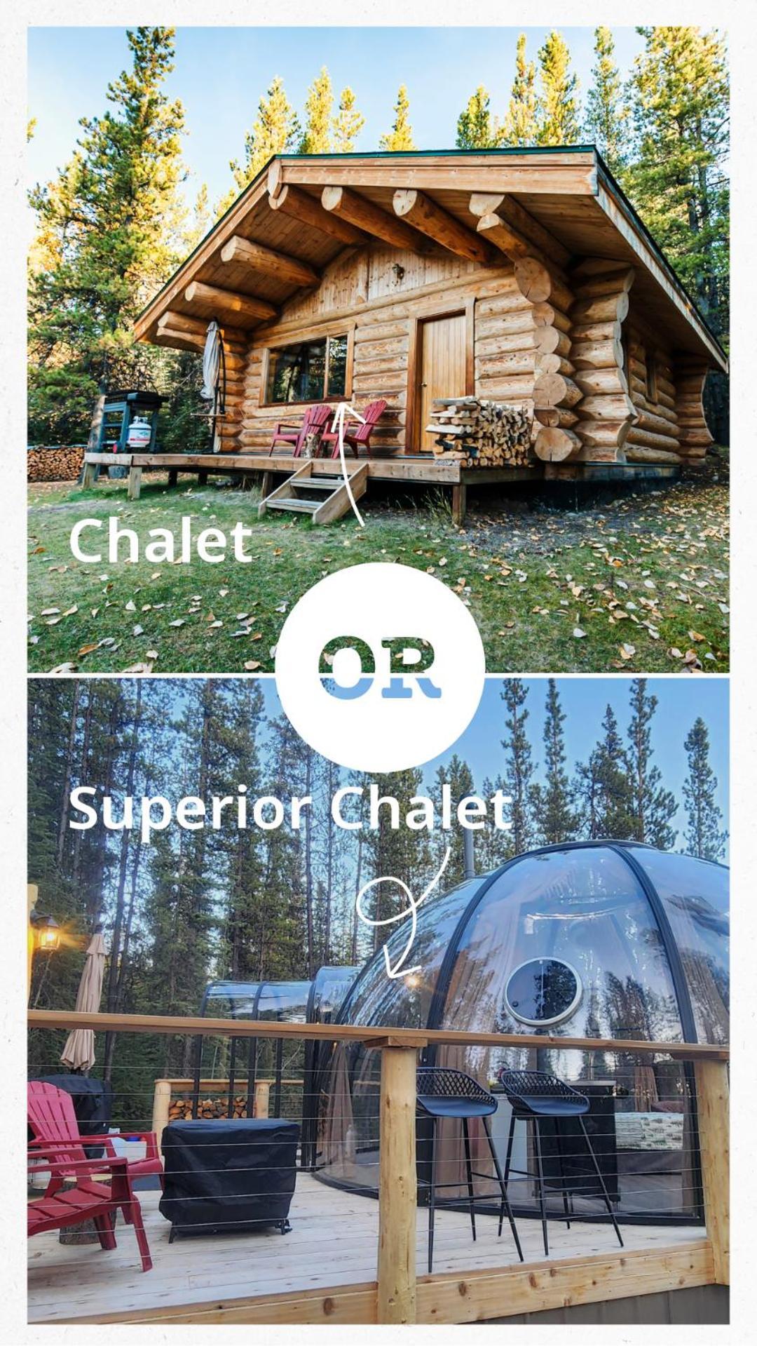 Rocky Mountain Escape Dome & Log Cabin Rentals - Rock Lake Rock Lake Lodge Provincial Park Exterior foto